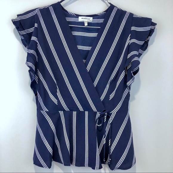 monteau peplum top